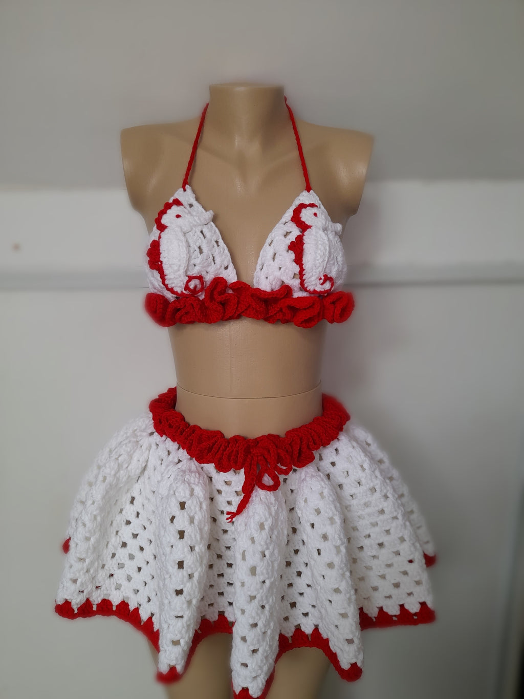 Ruby Seahorse Crochet set