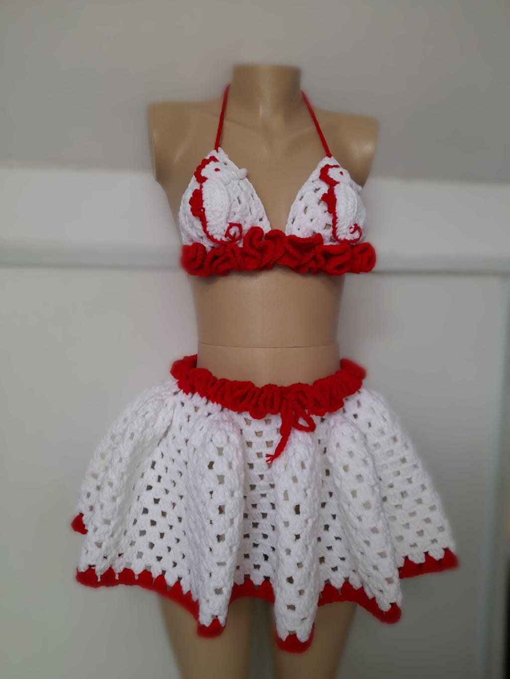 Ruby Seahorse Crochet set