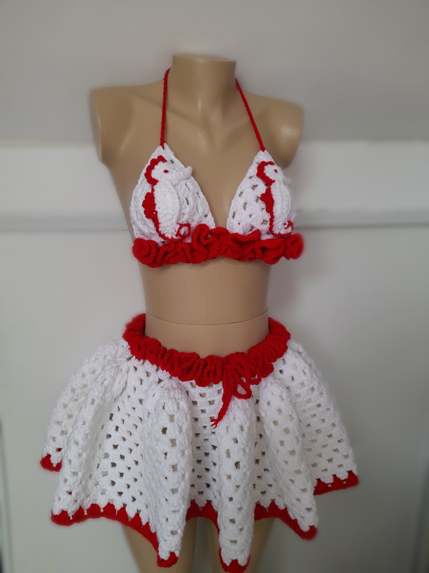 Ruby Seahorse Crochet set