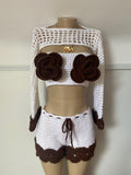 Coconut Cream Crochet Set
