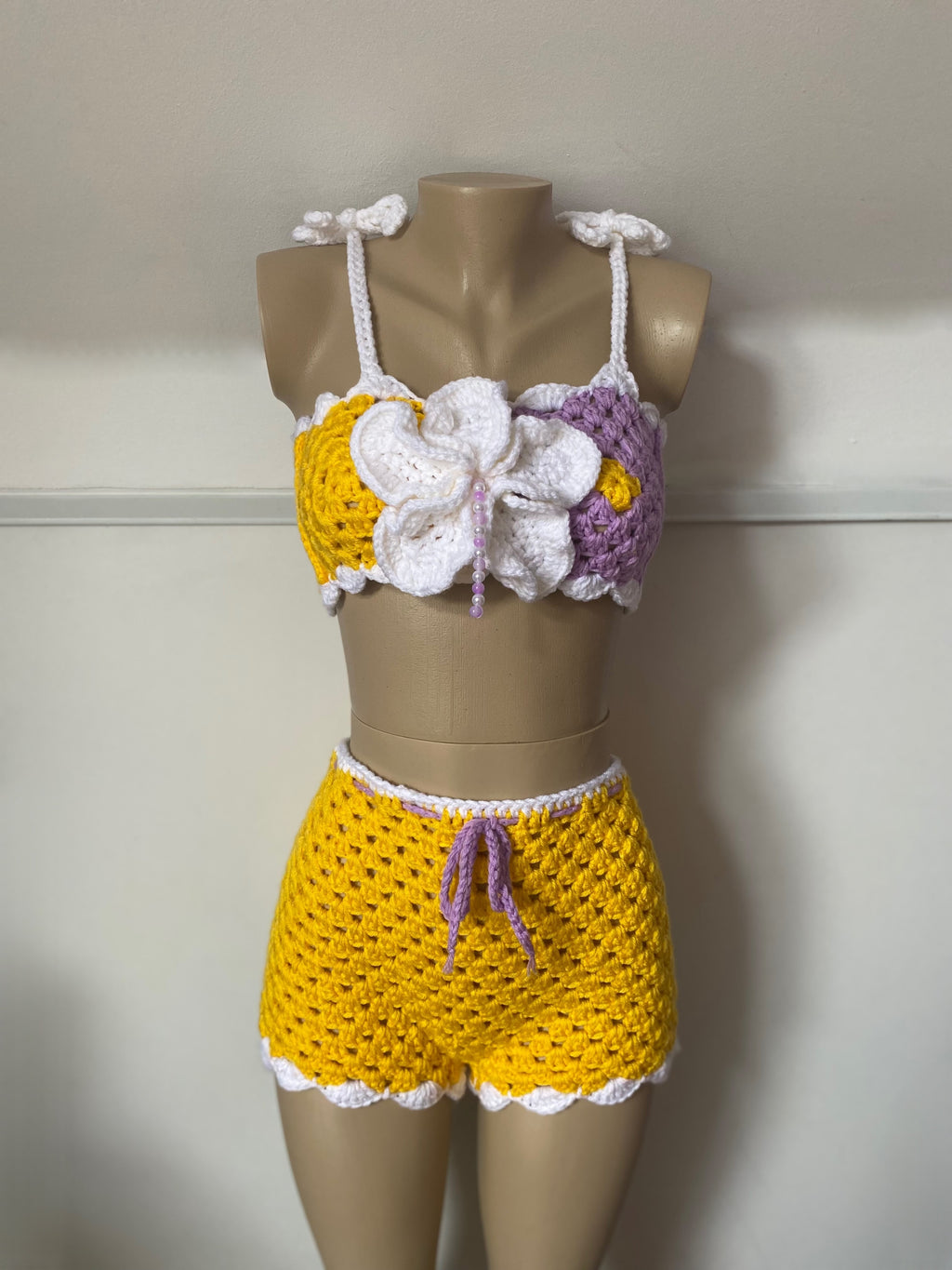 Sun Bloom Crochet Set