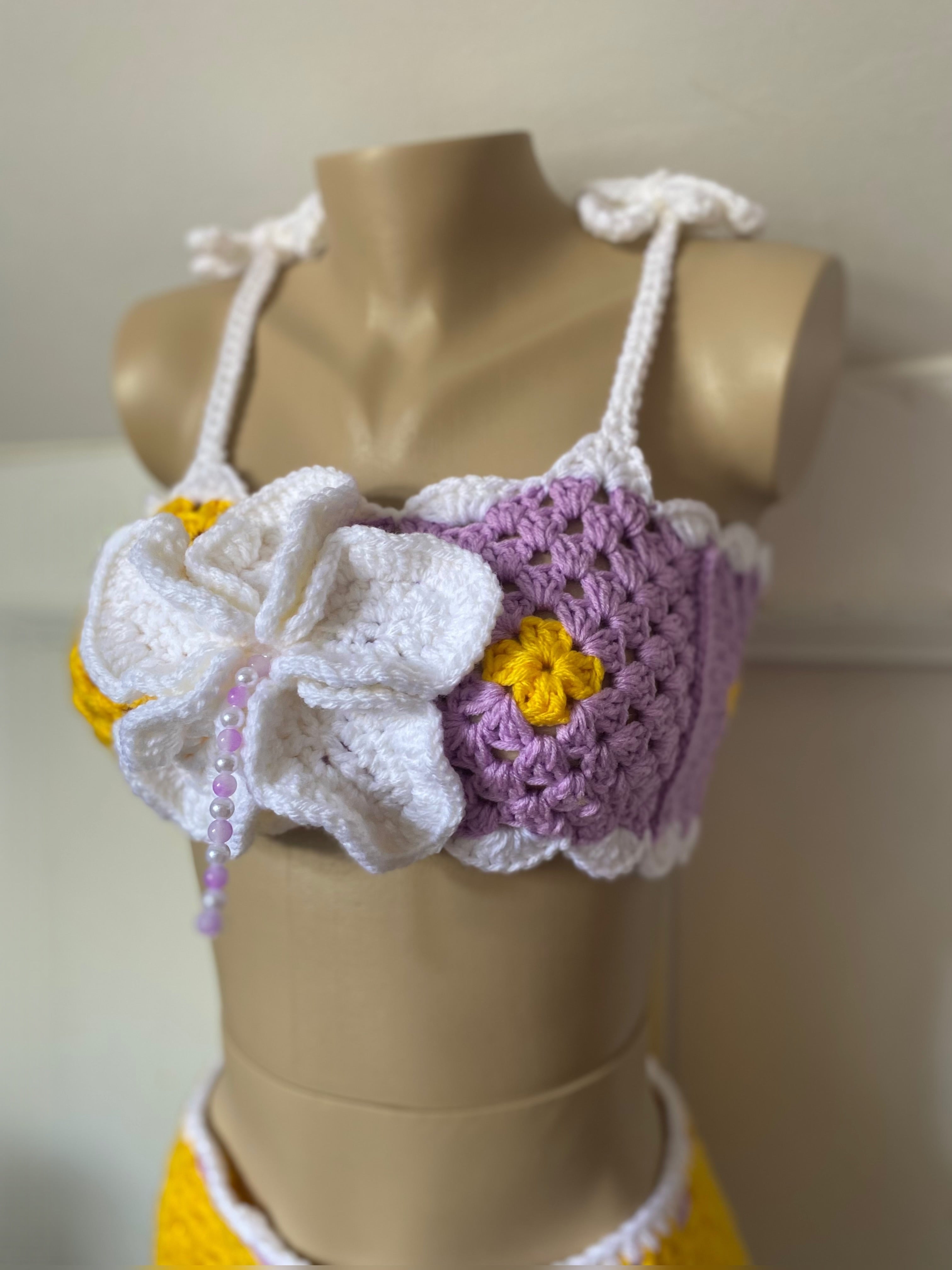 Sun Bloom Crochet Set