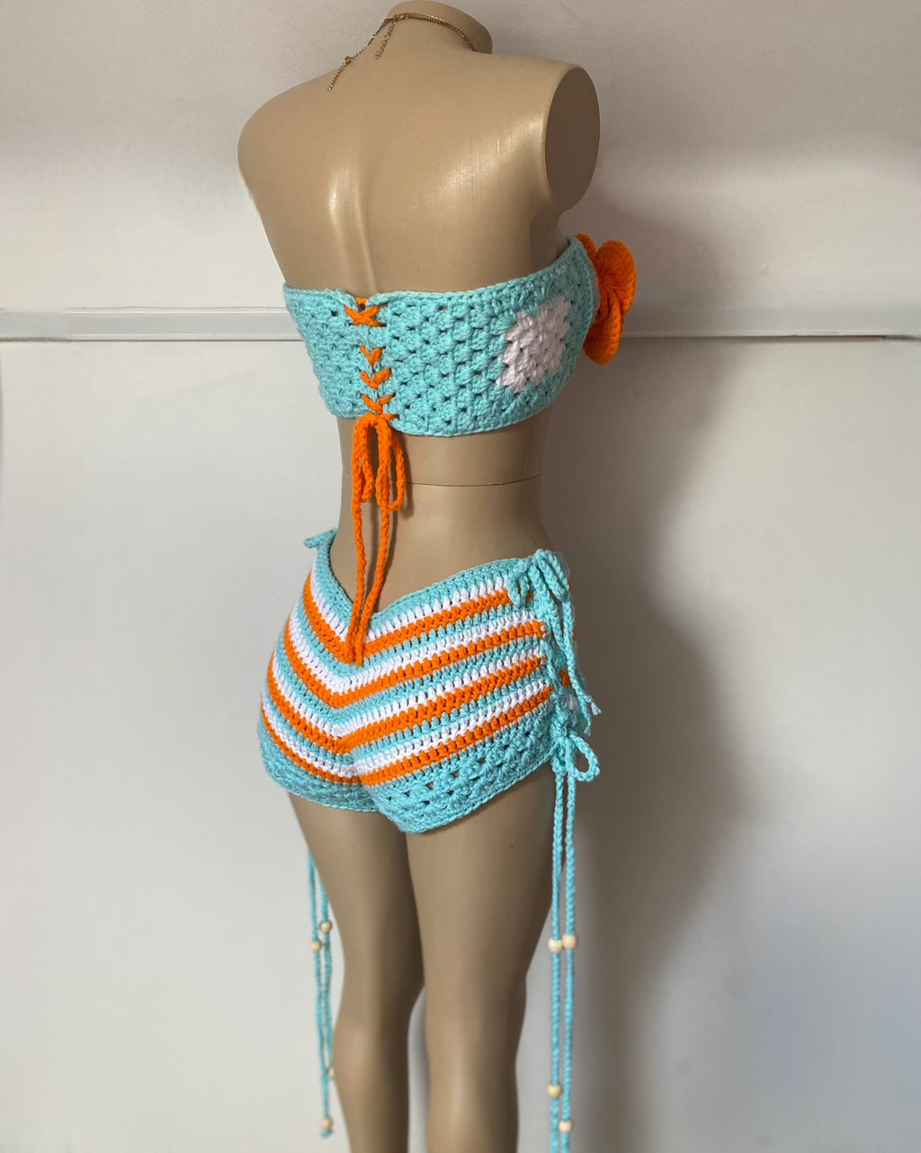 Tropical Rose Crochet Set