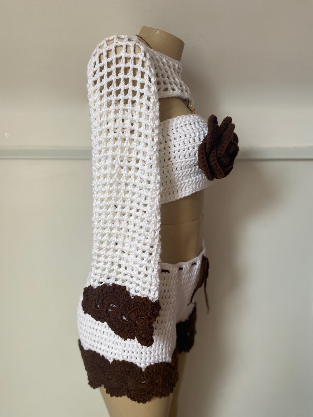 Coconut Cream Crochet Set