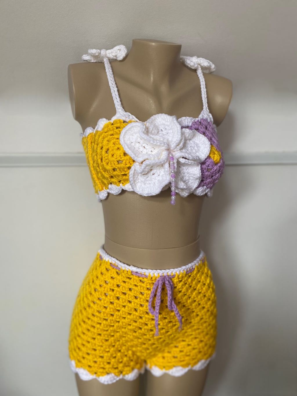 Sun Bloom Crochet Set