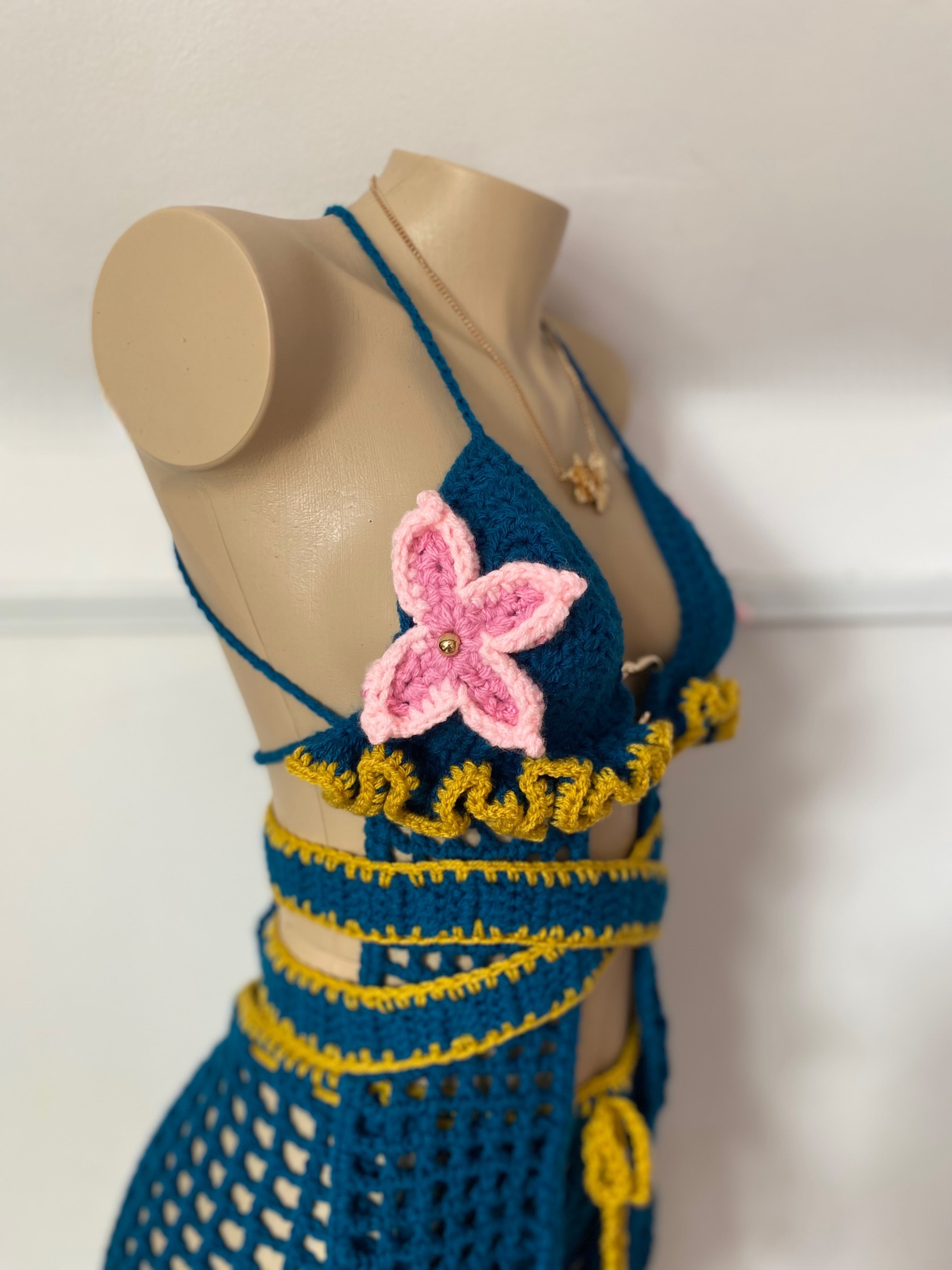 Lagoon Blossom Crochet Set