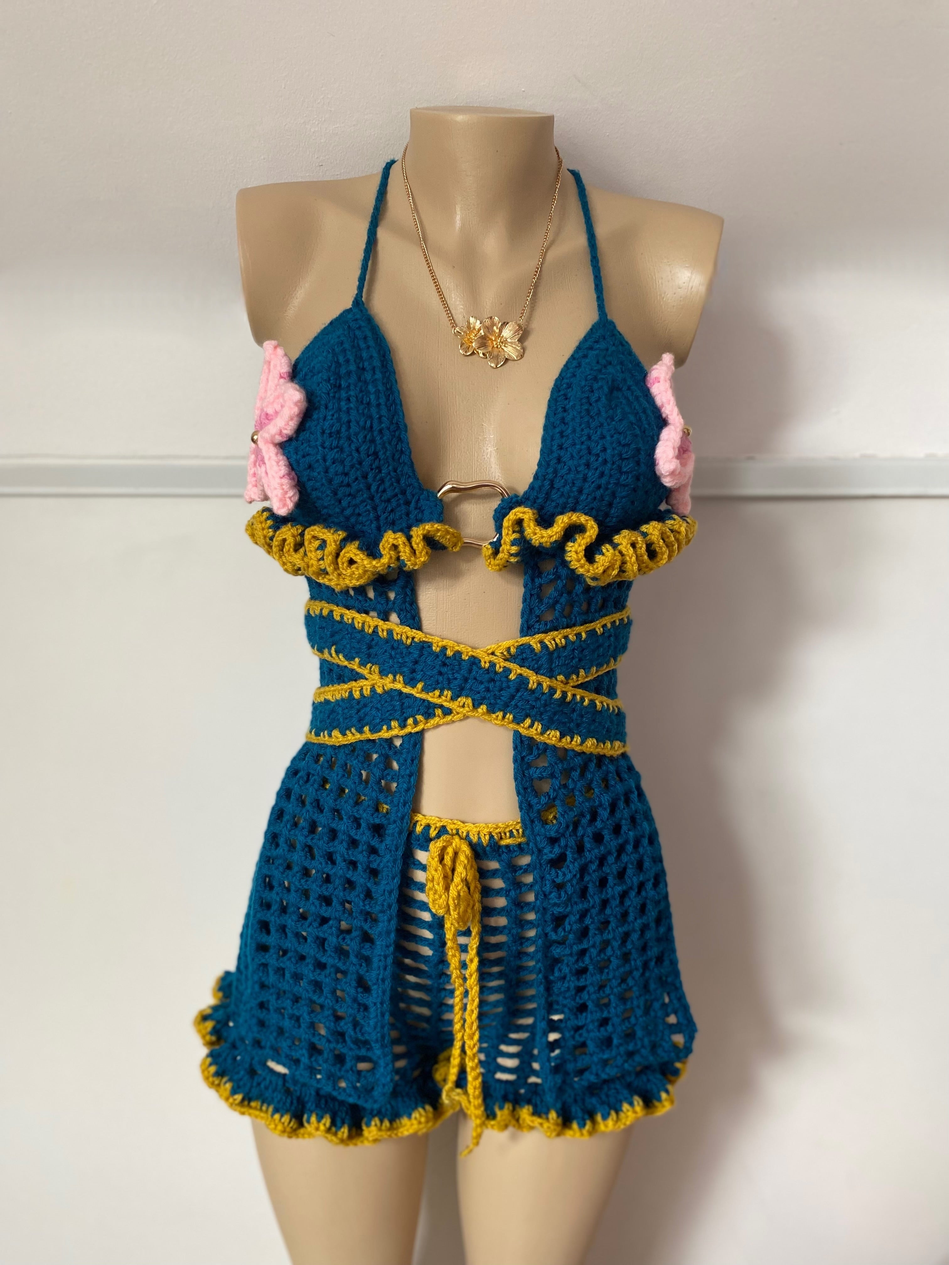 Lagoon Blossom Crochet Set