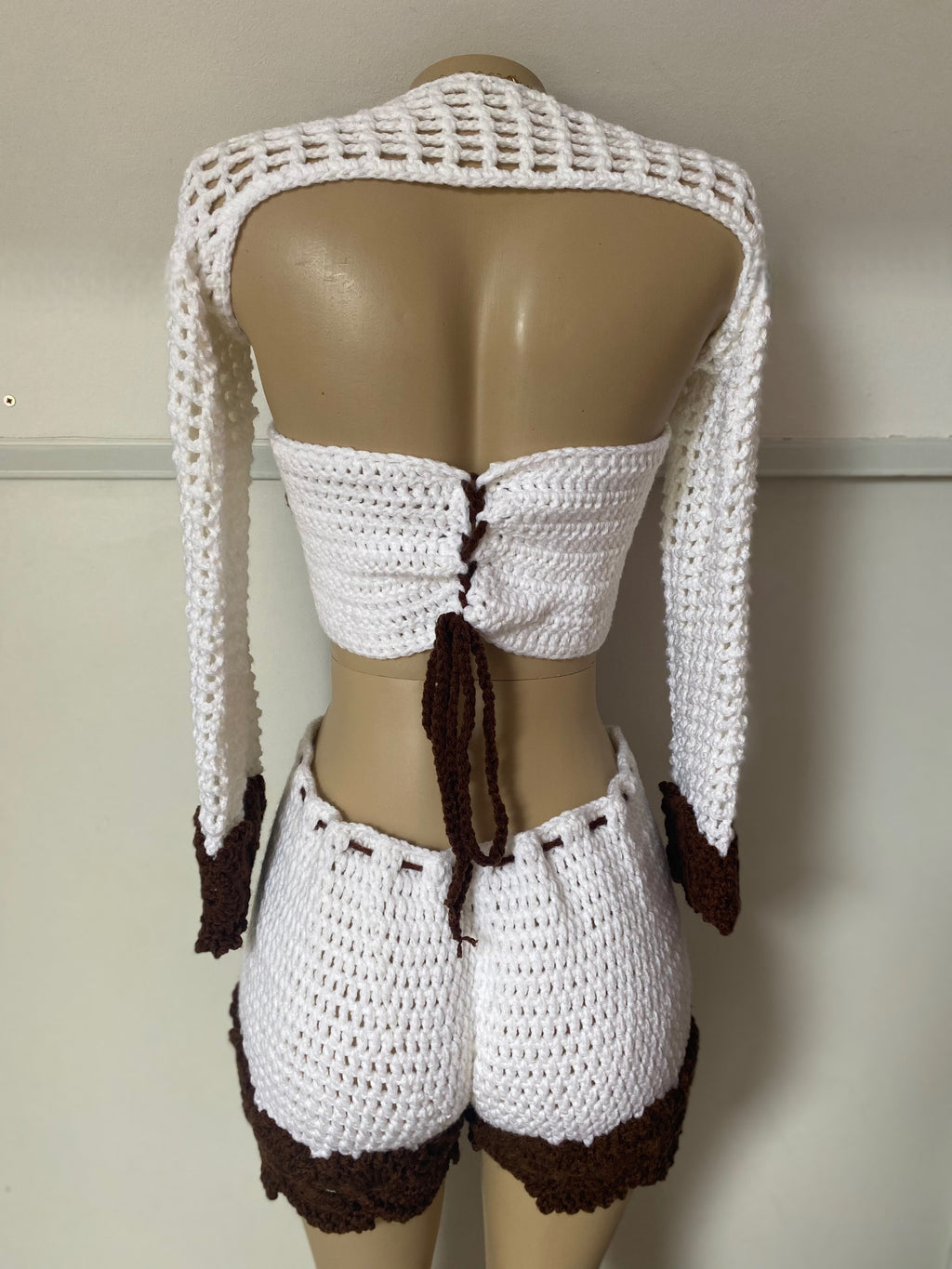 Coconut Cream Crochet Set